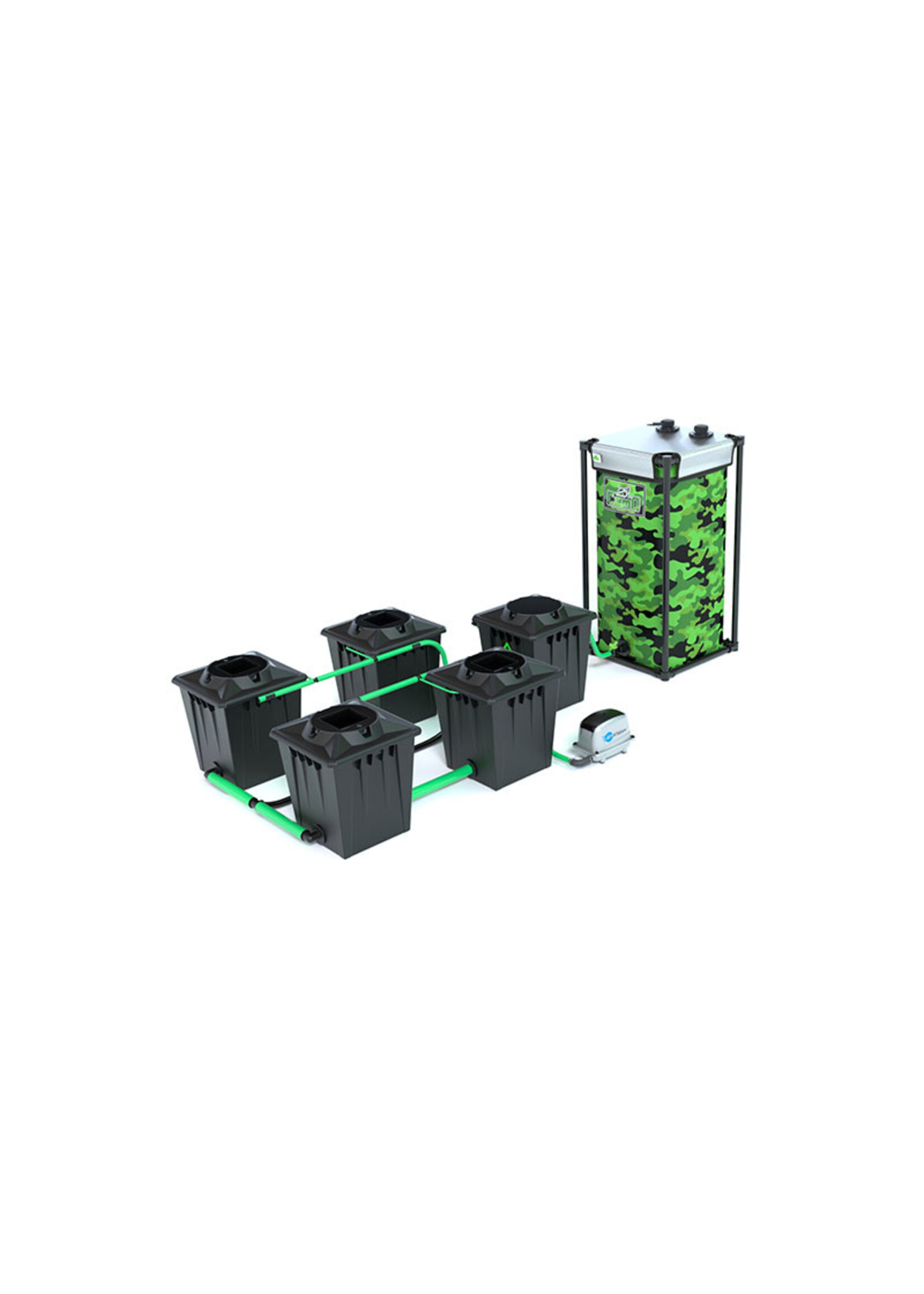 ALIEN HYDROPONICS RDWC BLACK SERIES 20L  4 POT SYSTEM