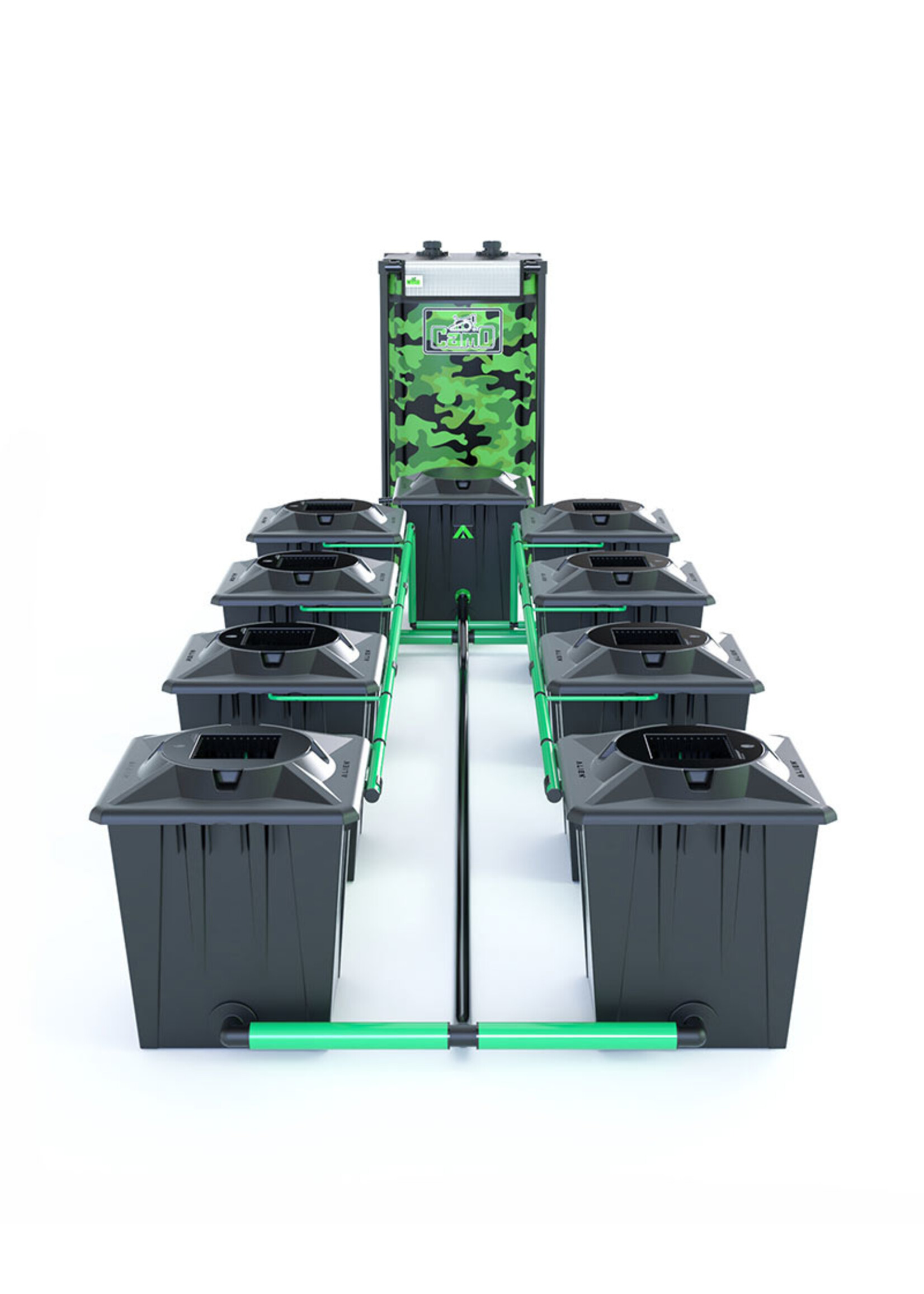 ALIEN HYDROPONICS RDWC BLACK SERIES 20L  8 POT SYSTEM