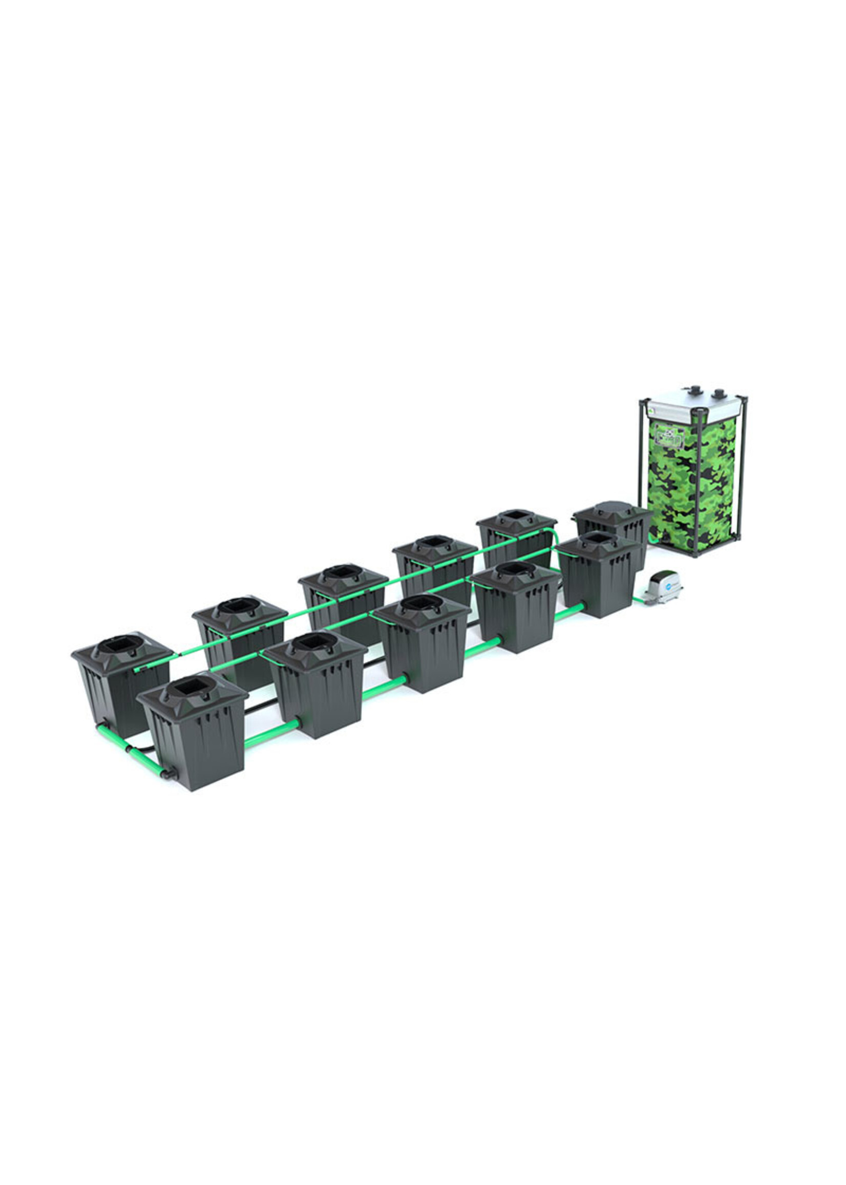 ALIEN HYDROPONICS RDWC BLACK SERIES 20L  10 POT SYSTEM
