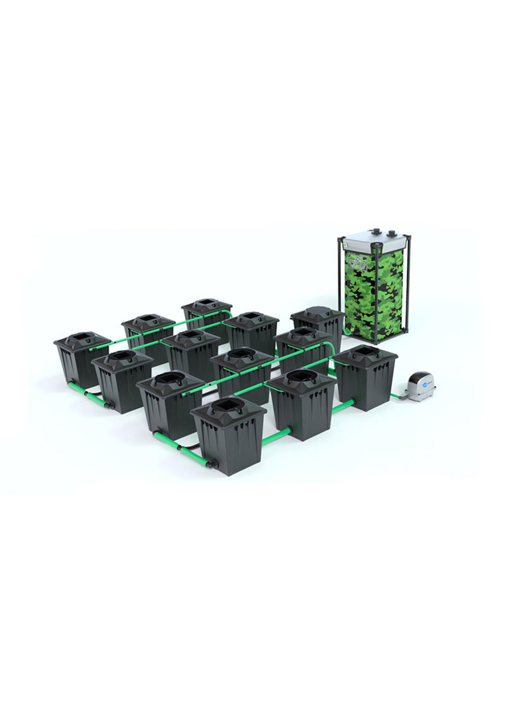 ALIEN HYDROPONICS RDWC BLACK SERIES 20L  12 POT SYSTEM