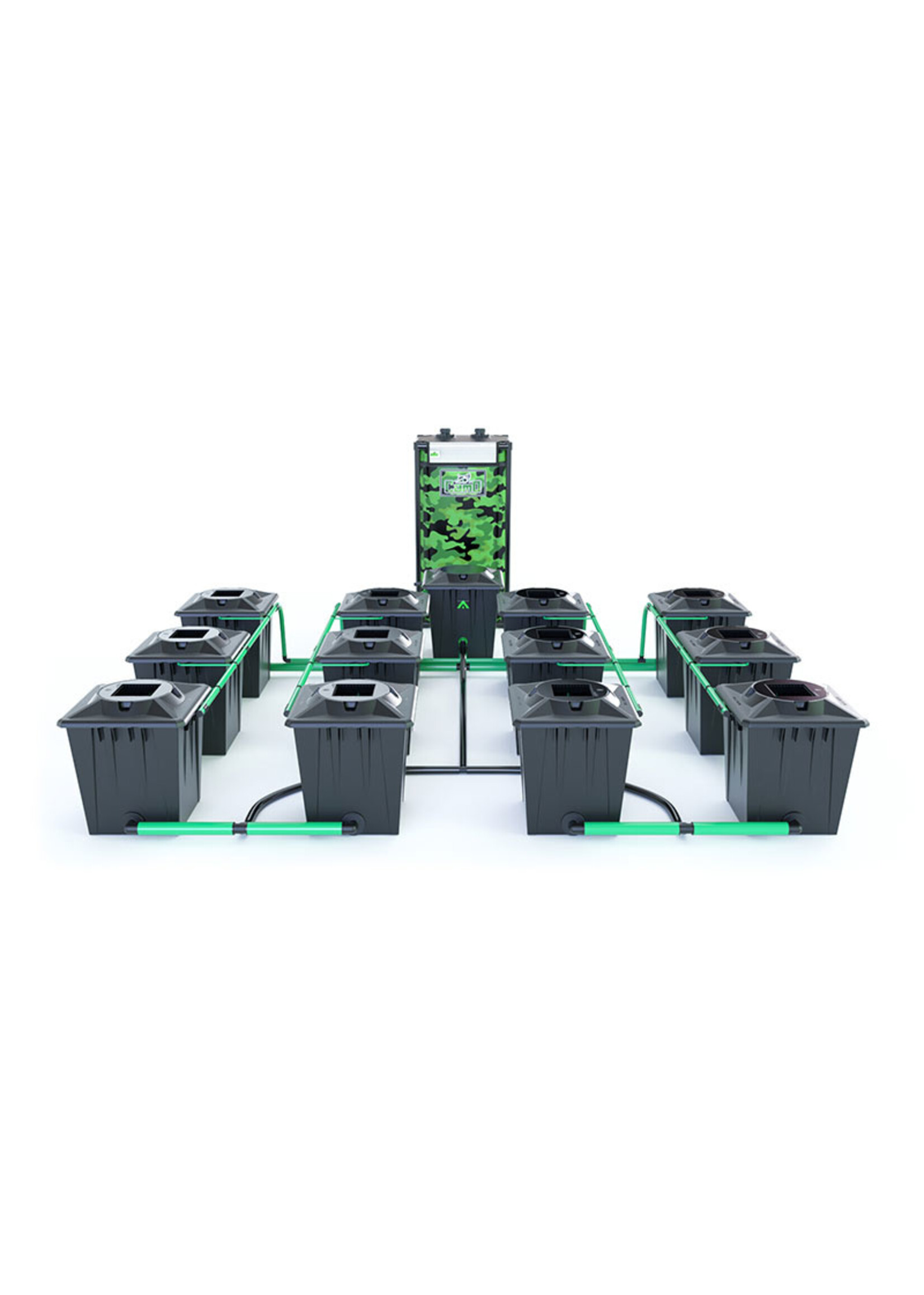 ALIEN HYDROPONICS RDWC BLACK SERIES 20L  12 POT SYSTEM