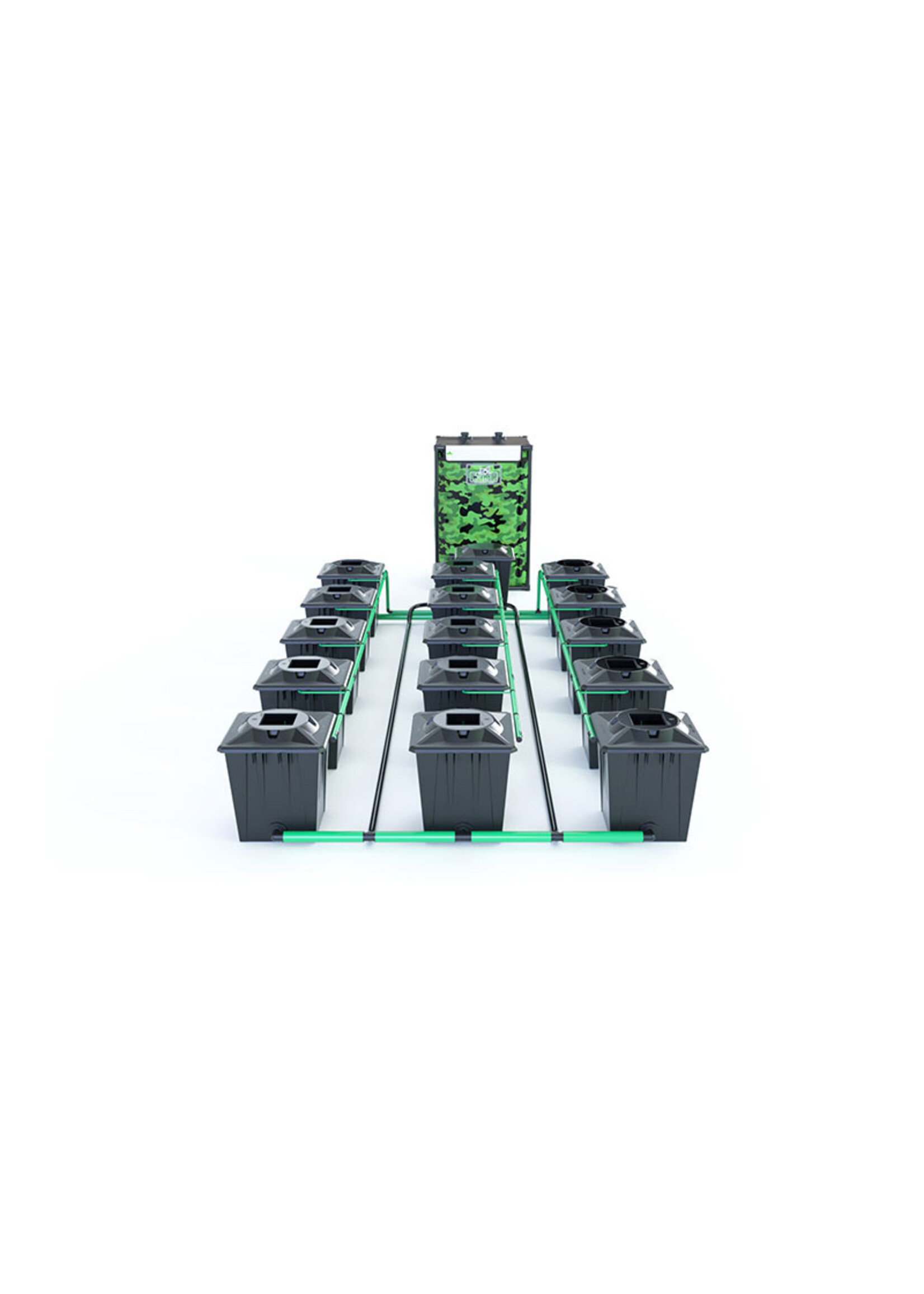 ALIEN HYDROPONICS RDWC BLACK SERIES 20L  15 POT SYSTEM