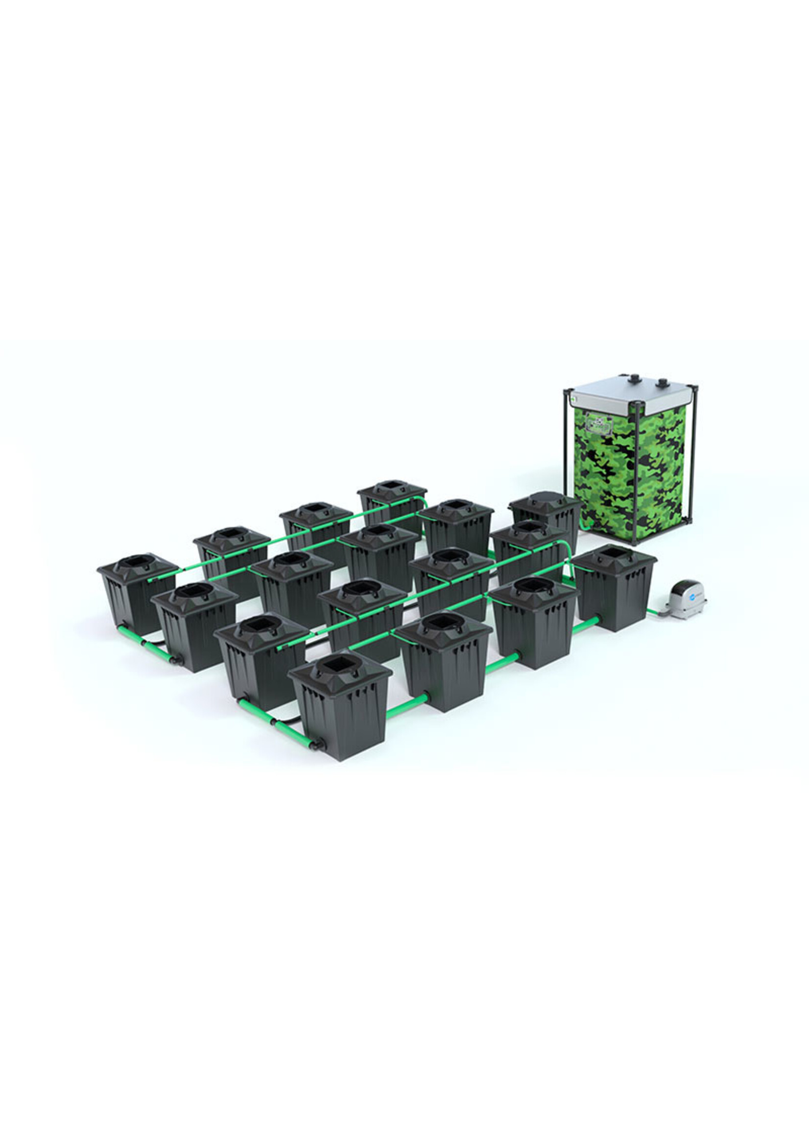 ALIEN HYDROPONICS RDWC BLACK SERIES 20L  16 POT SYSTEM