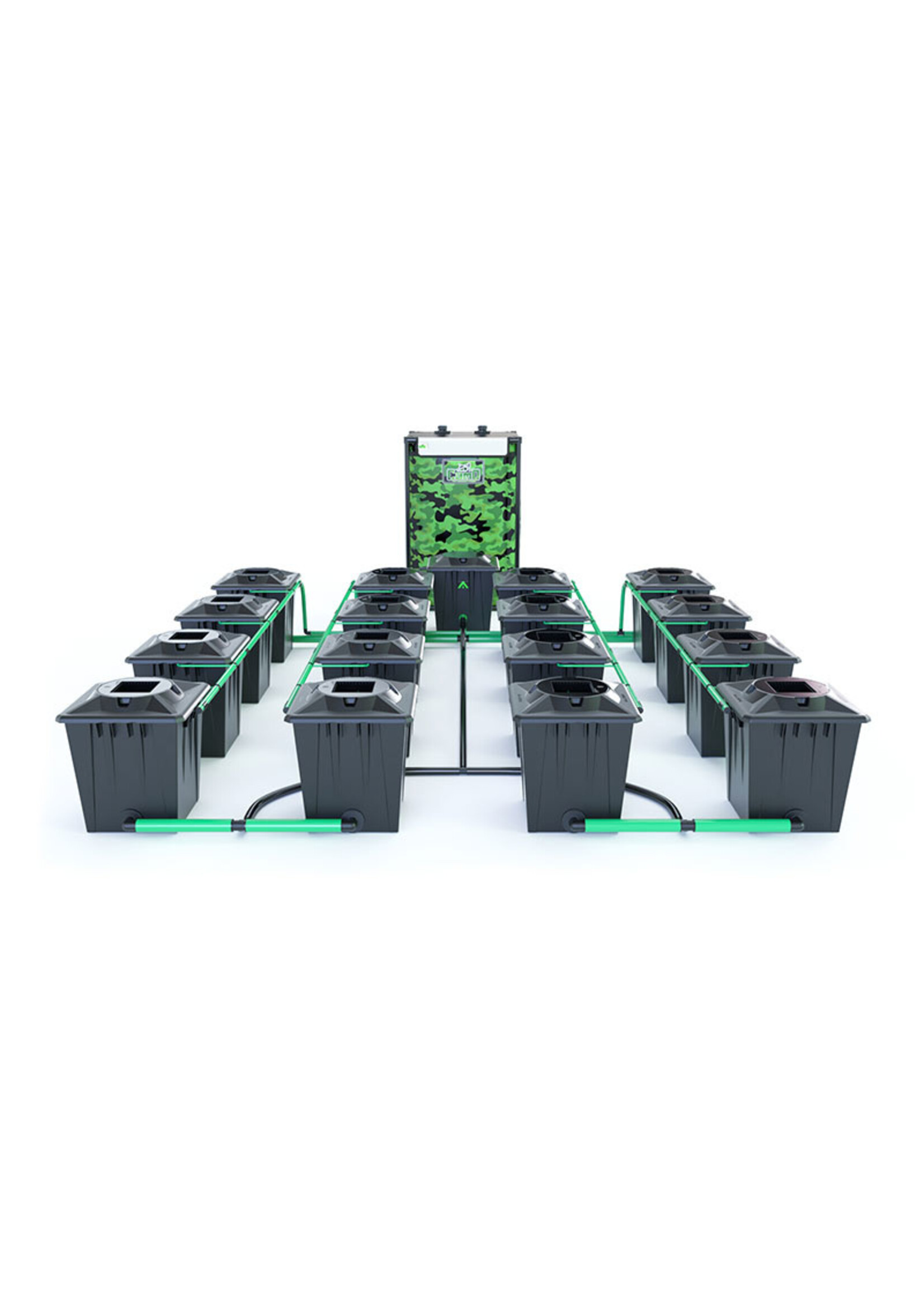 ALIEN HYDROPONICS RDWC BLACK SERIES 20L  16 POT SYSTEM