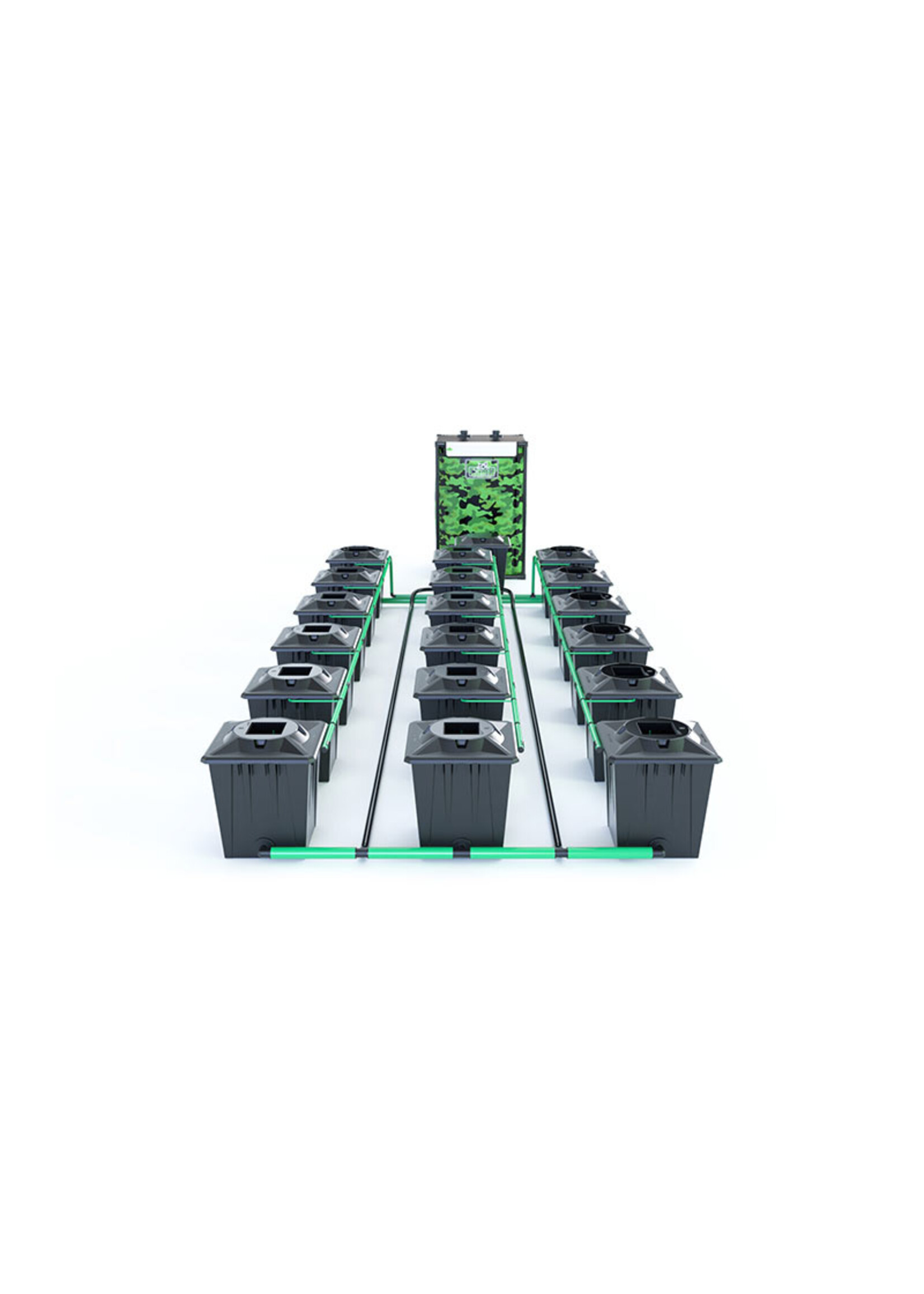 ALIEN HYDROPONICS RDWC BLACK SERIES 20L  18 POT SYSTEM