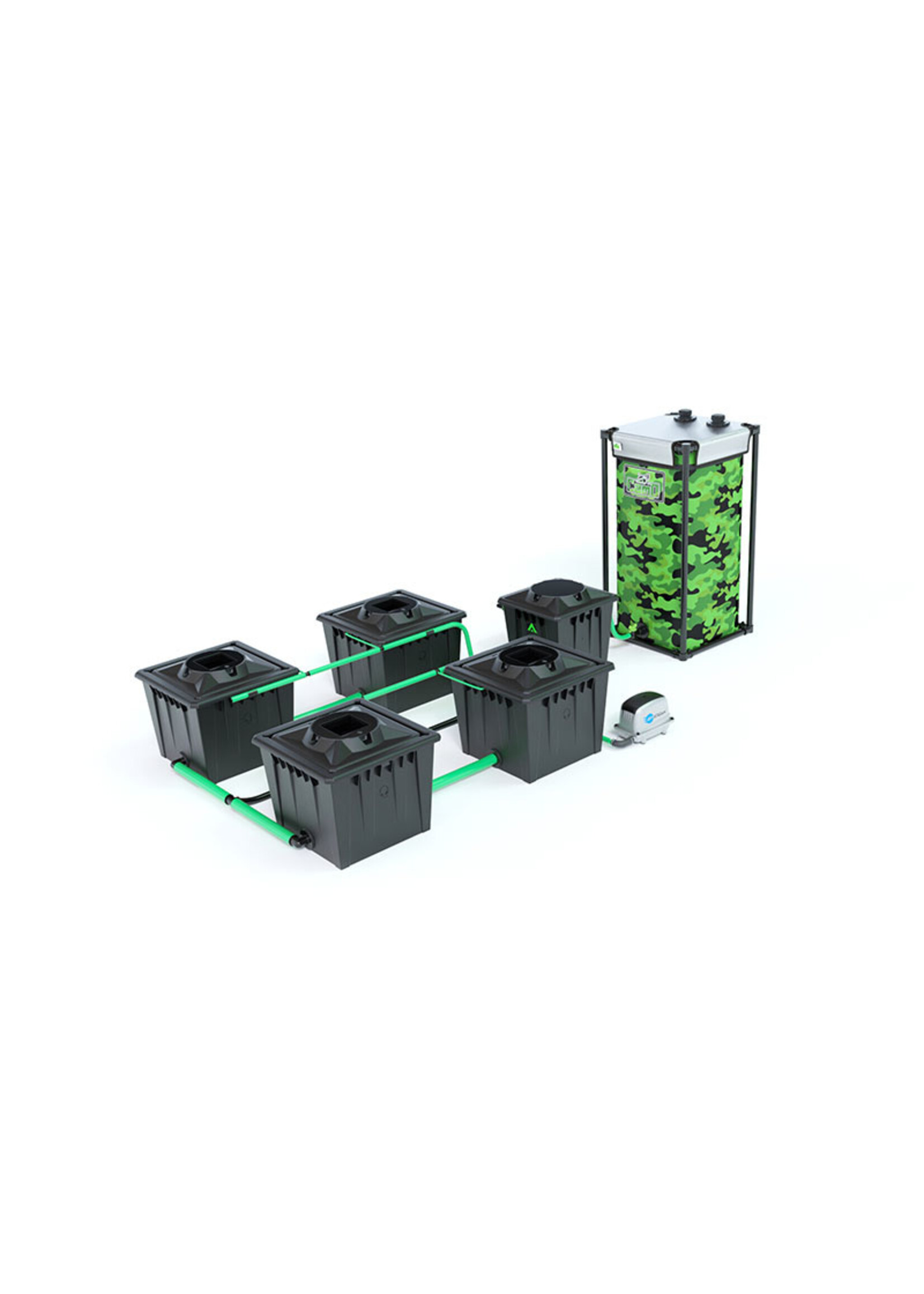 ALIEN HYDROPONICS RDWC BLACK SERIES 36L  4 POT SYSTEM