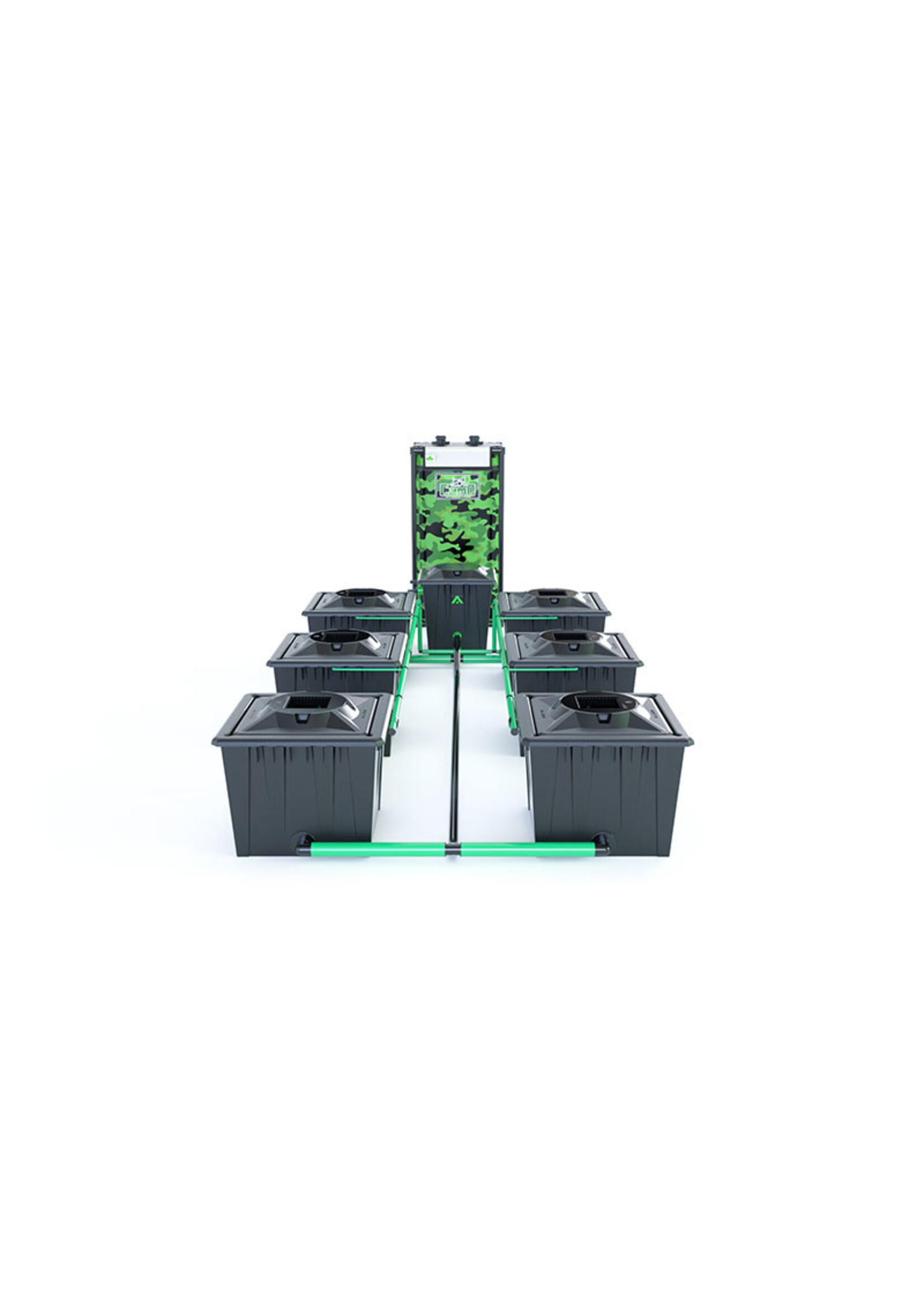 ALIEN HYDROPONICS RDWC BLACK SERIES 36L  6 POT SYSTEM