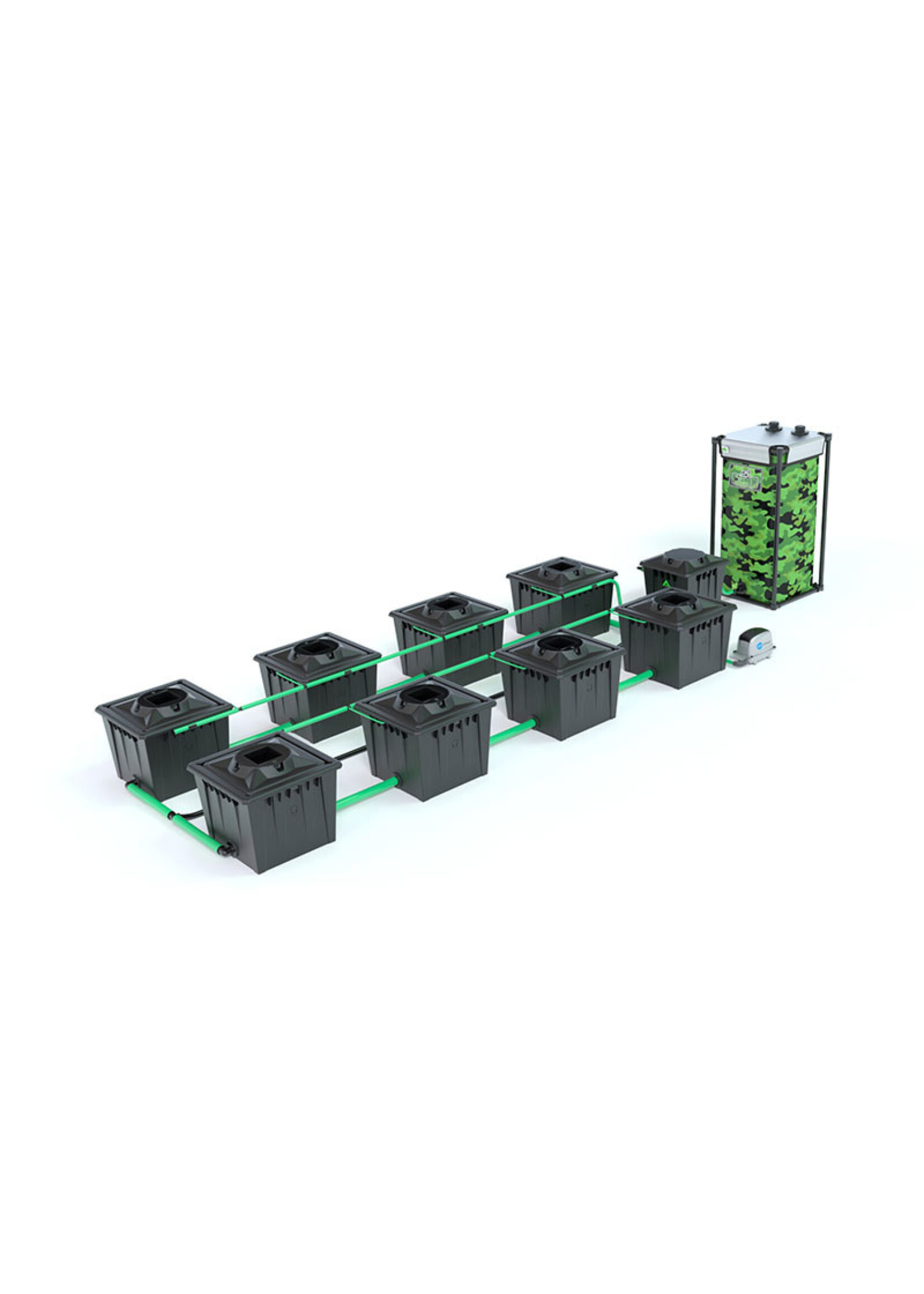 ALIEN HYDROPONICS RDWC BLACK SERIES 36L  8 POT SYSTEM