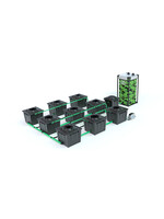 ALIEN HYDROPONICS RDWC BLACK SERIES 36L  9 POT SYSTEM