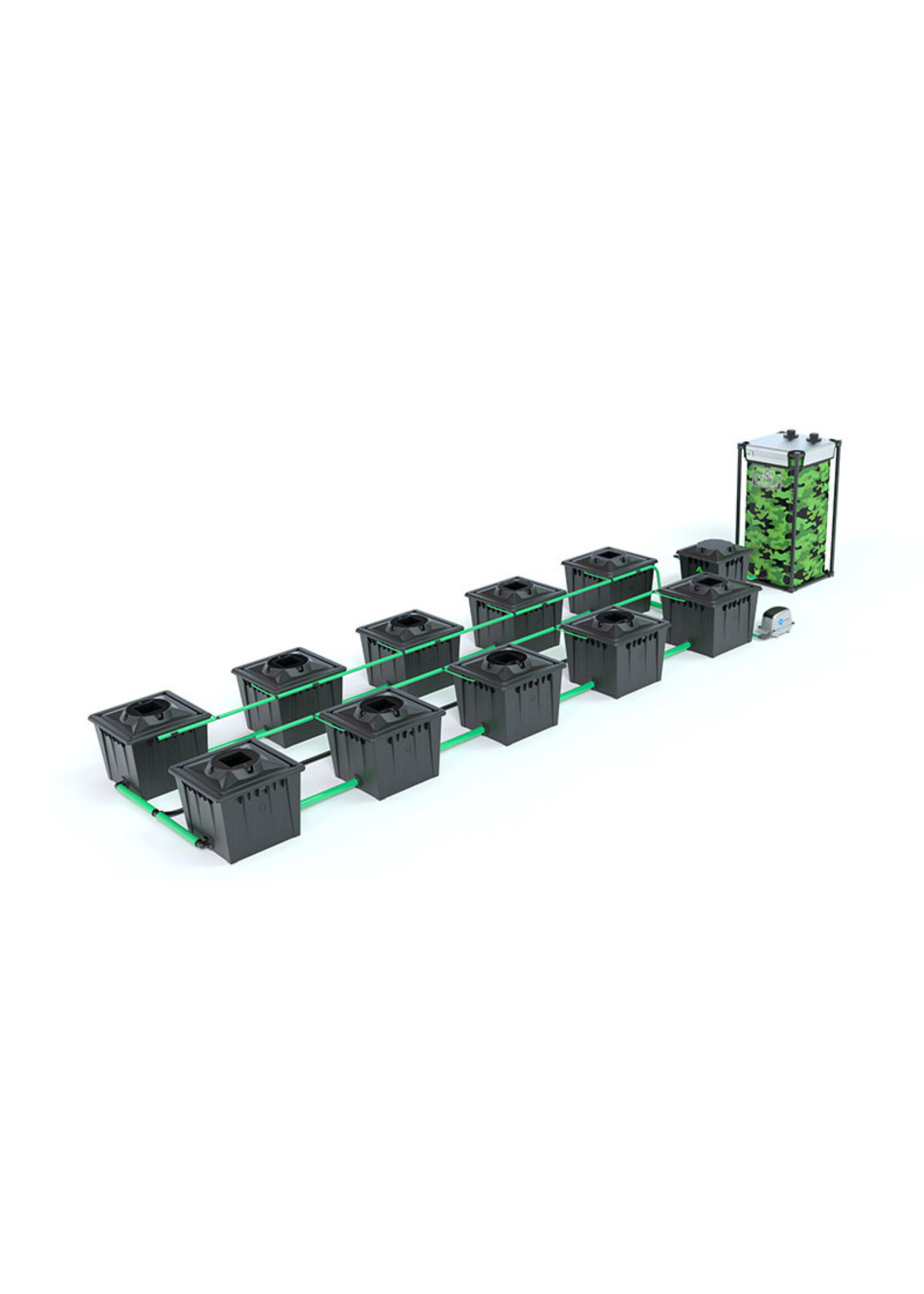 ALIEN HYDROPONICS RDWC BLACK SERIES 36L  10 POT SYSTEM