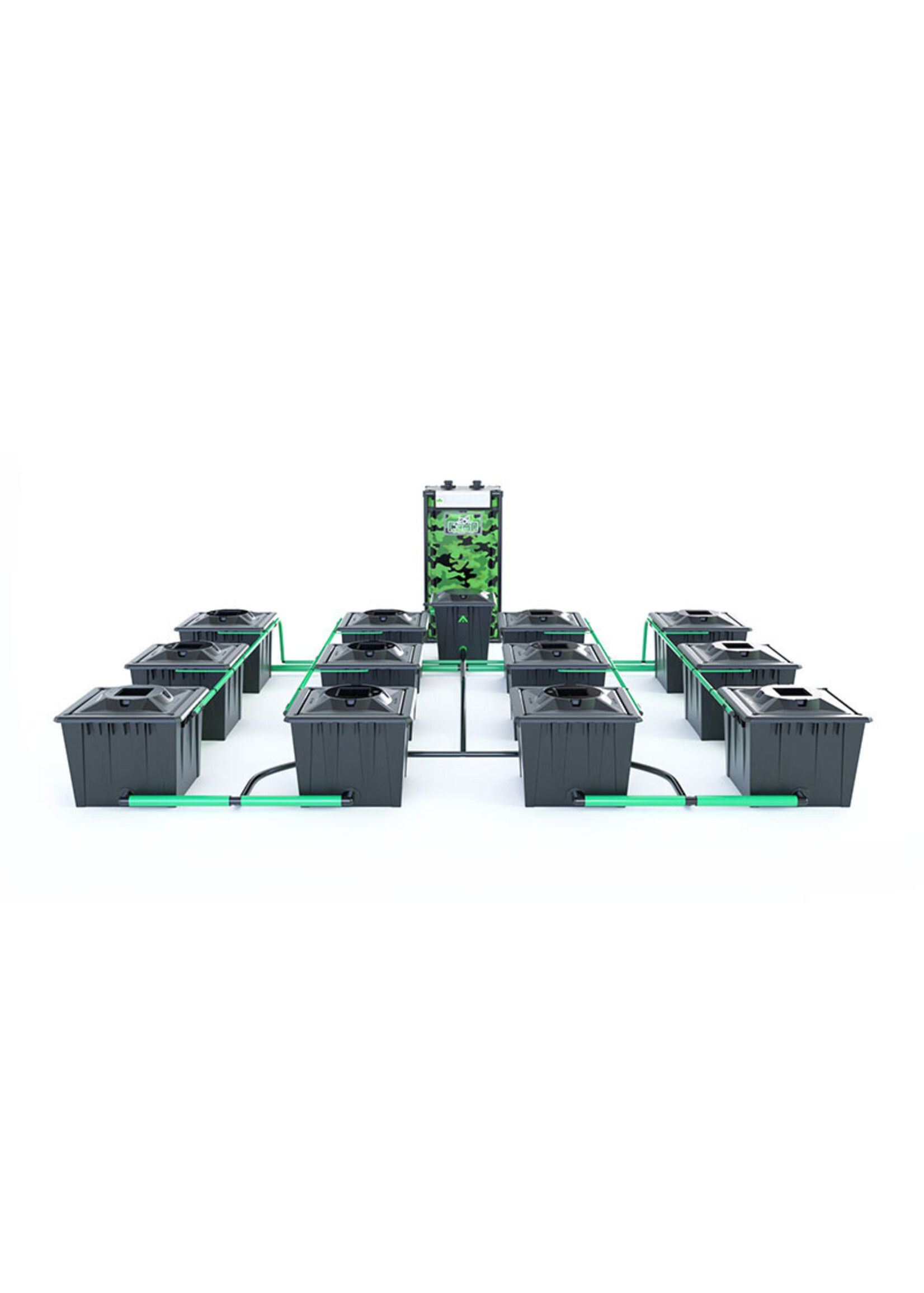 ALIEN HYDROPONICS RDWC BLACK SERIES 36L  12 POT SYSTEM