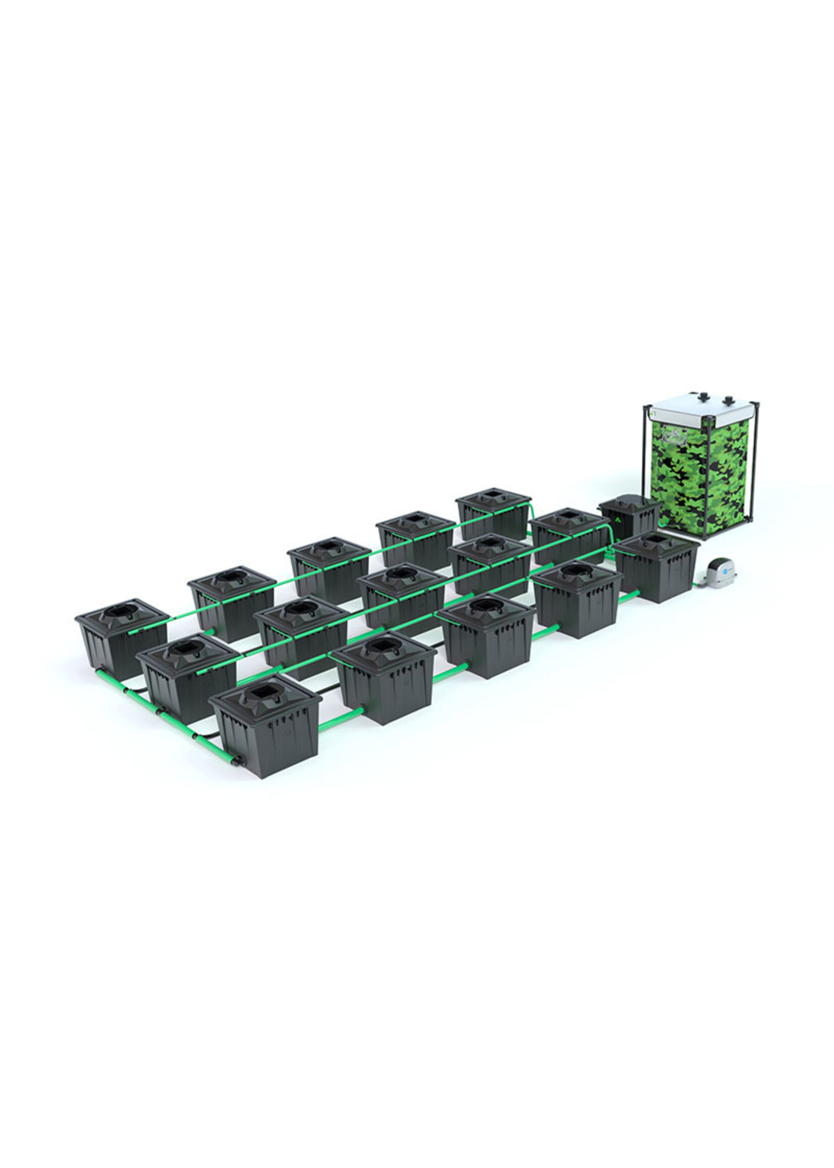 ALIEN HYDROPONICS RDWC BLACK SERIES 36L  15 POT SYSTEM