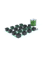 ALIEN HYDROPONICS RDWC BLACK SERIES 36L  16 POT SYSTEM