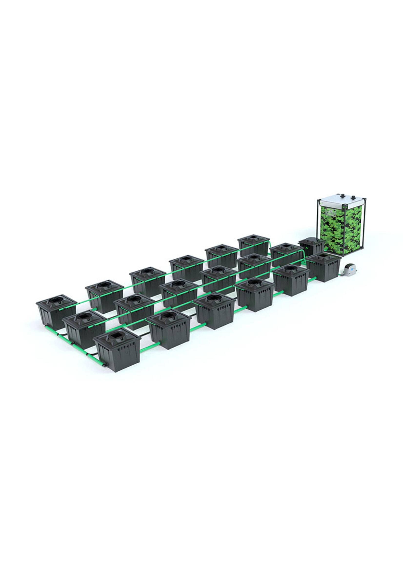 ALIEN HYDROPONICS RDWC BLACK SERIES 36L  18 POT SYSTEM