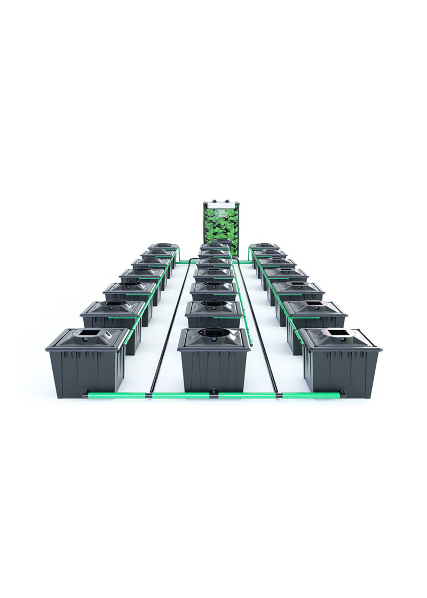 ALIEN HYDROPONICS RDWC BLACK SERIES 36L  21 POT SYSTEM
