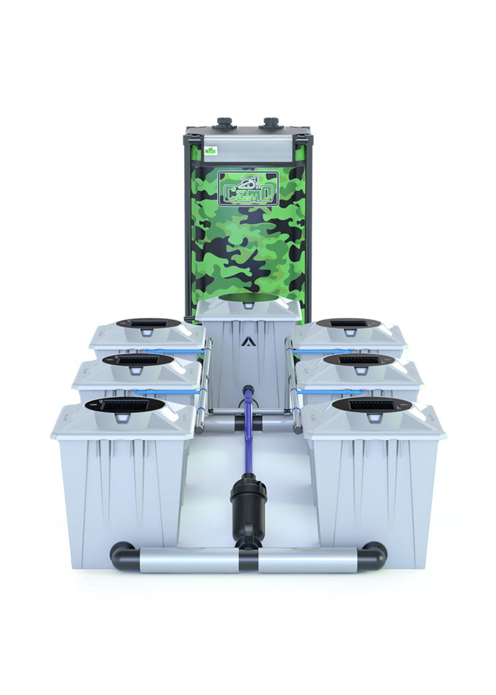 ALIEN HYDROPONICS RDWC PRO SILVER SERIES 20L  6 POT SYSTEM