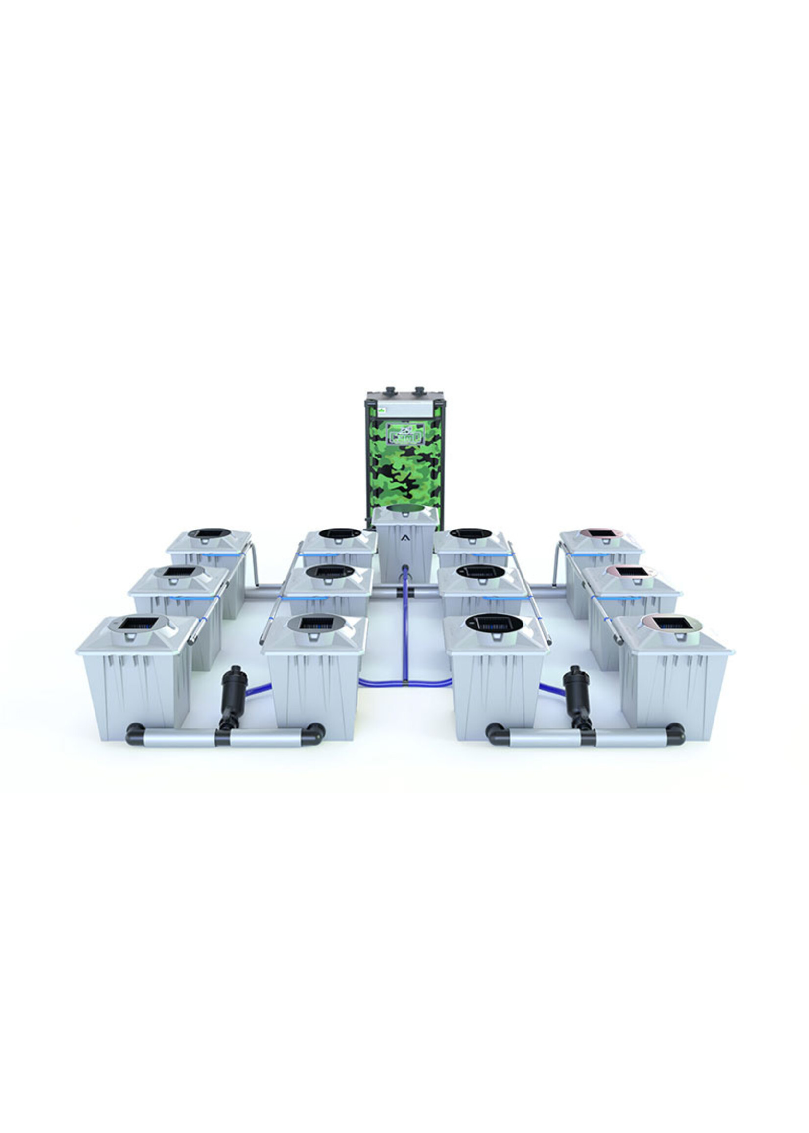 ALIEN HYDROPONICS RDWC PRO SILVER SERIES 20L  12 POT SYSTEM