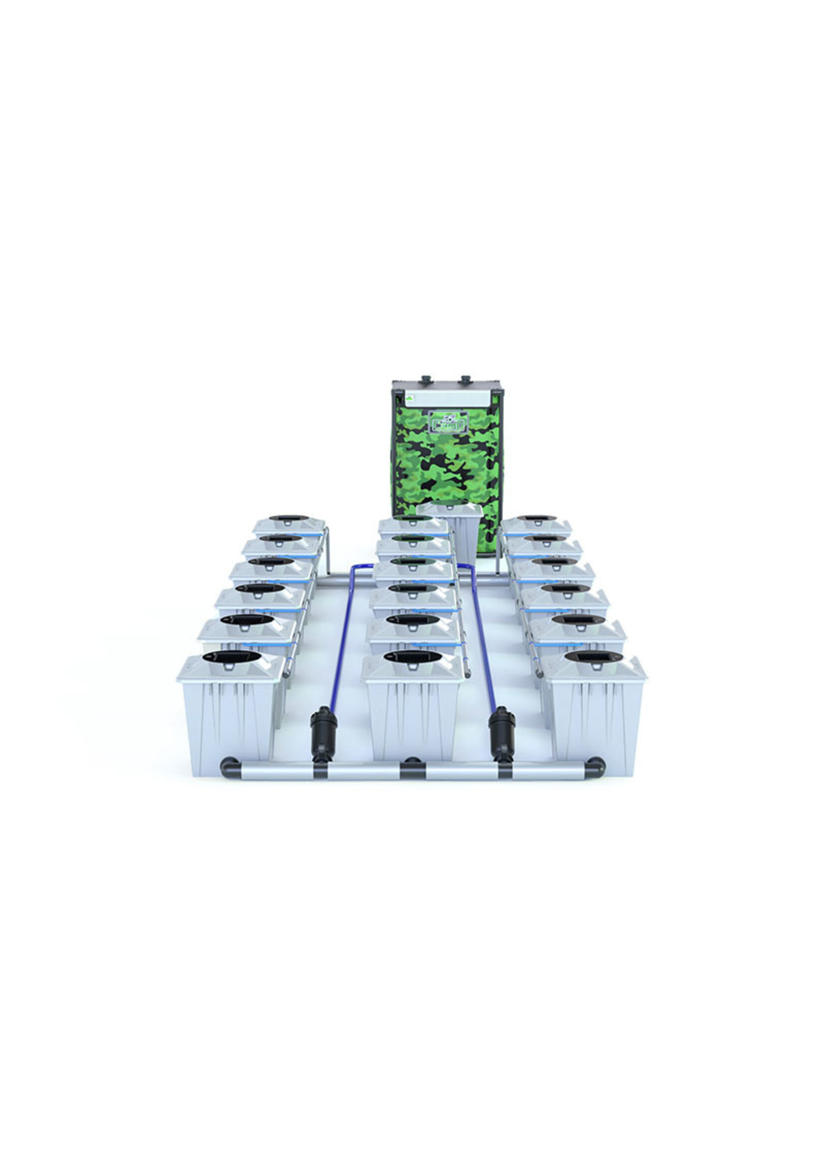 ALIEN HYDROPONICS RDWC PRO SILVER SERIES 20L  18 POT SYSTEM