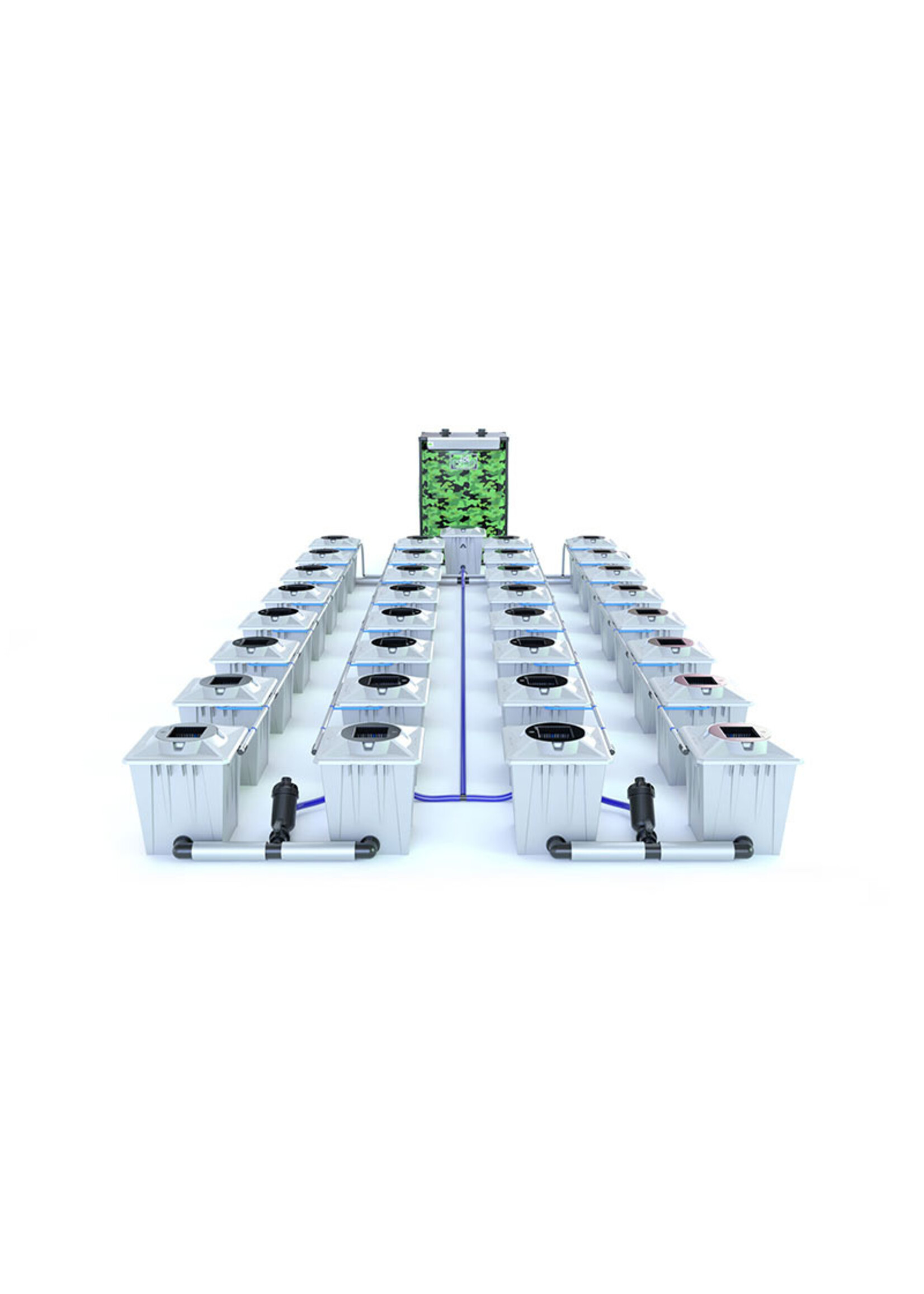 ALIEN HYDROPONICS RDWC PRO SILVER SERIES 20L  32 POT SYSTEM