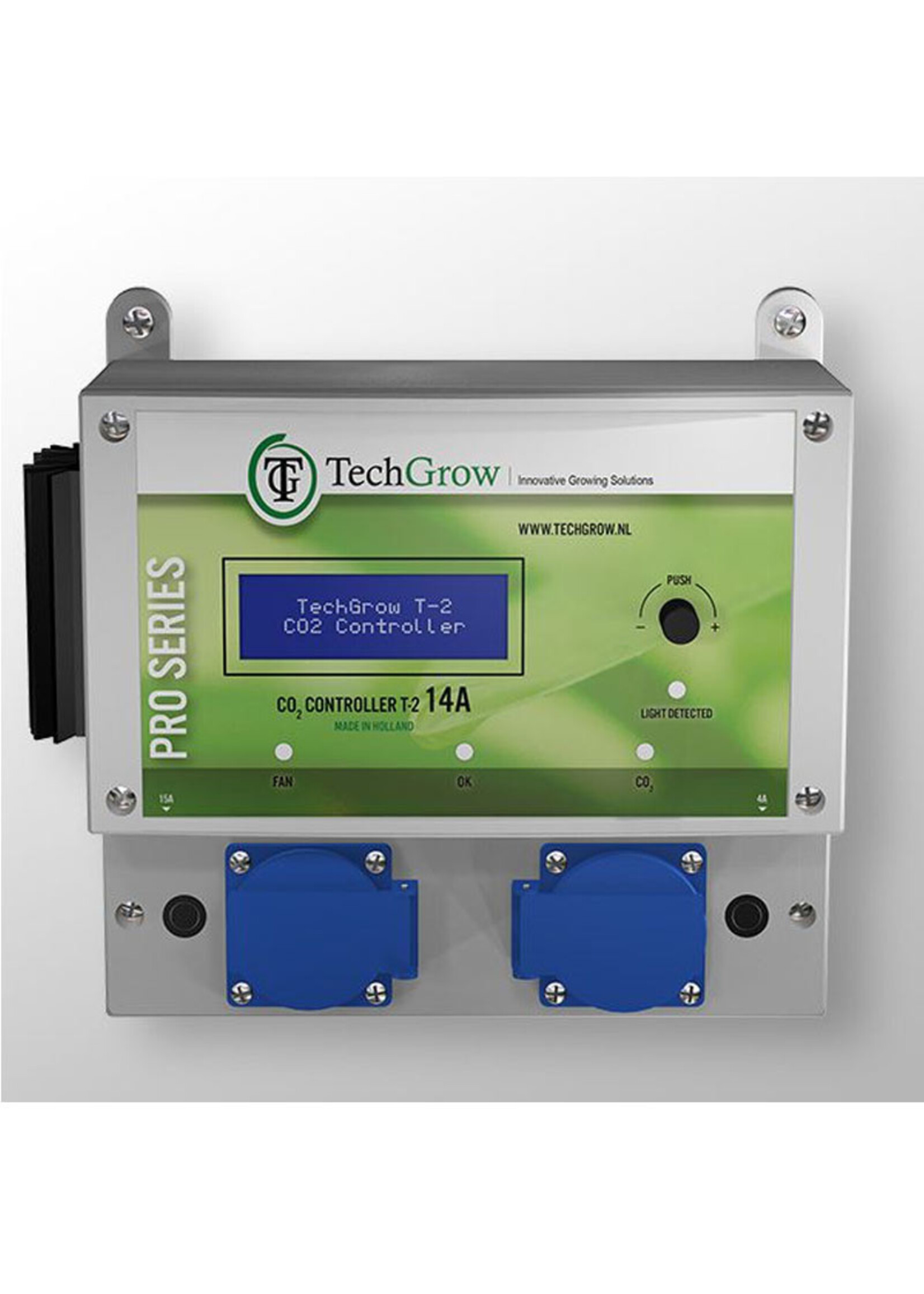 TechGrow TECHGROW T2 PRO CO2 CONTROLLER EXCL SENSOR 4,5A - 7A - 14A