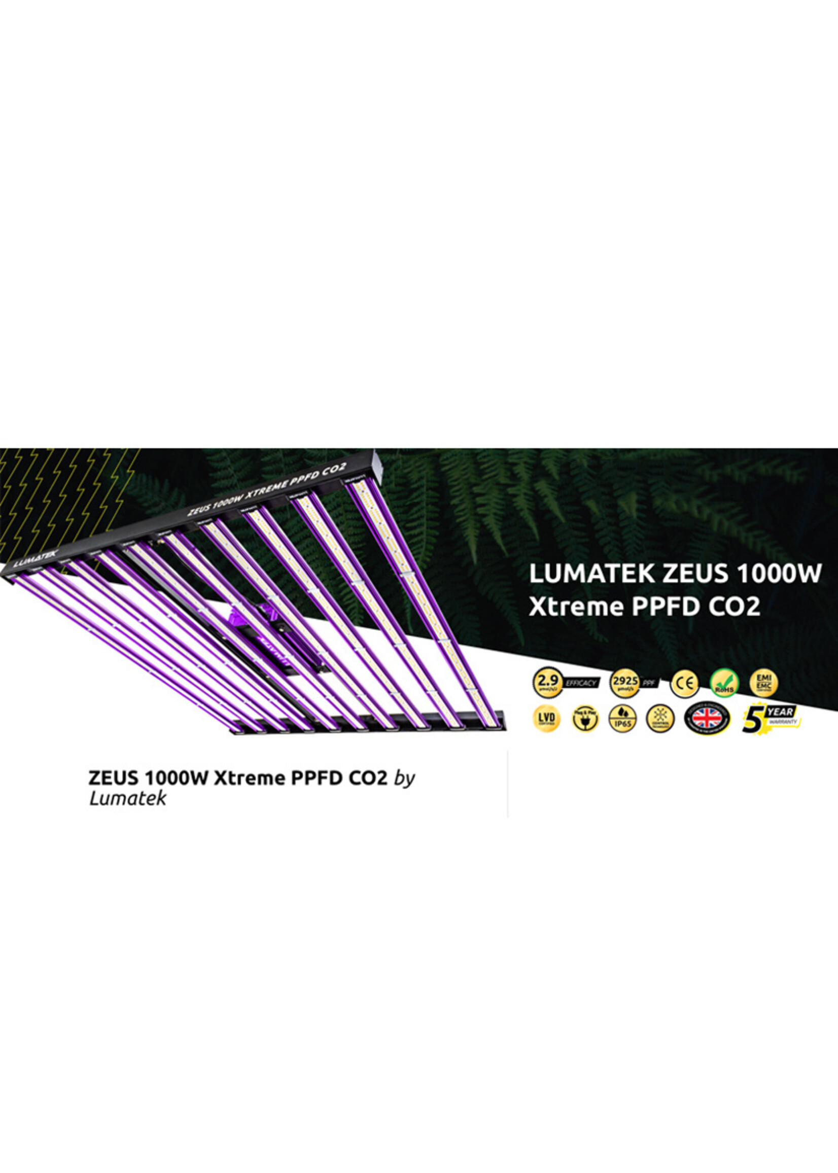 LUMATEK LUMATEK ZEUS LED 1000WATT XTREME PPFD CO2