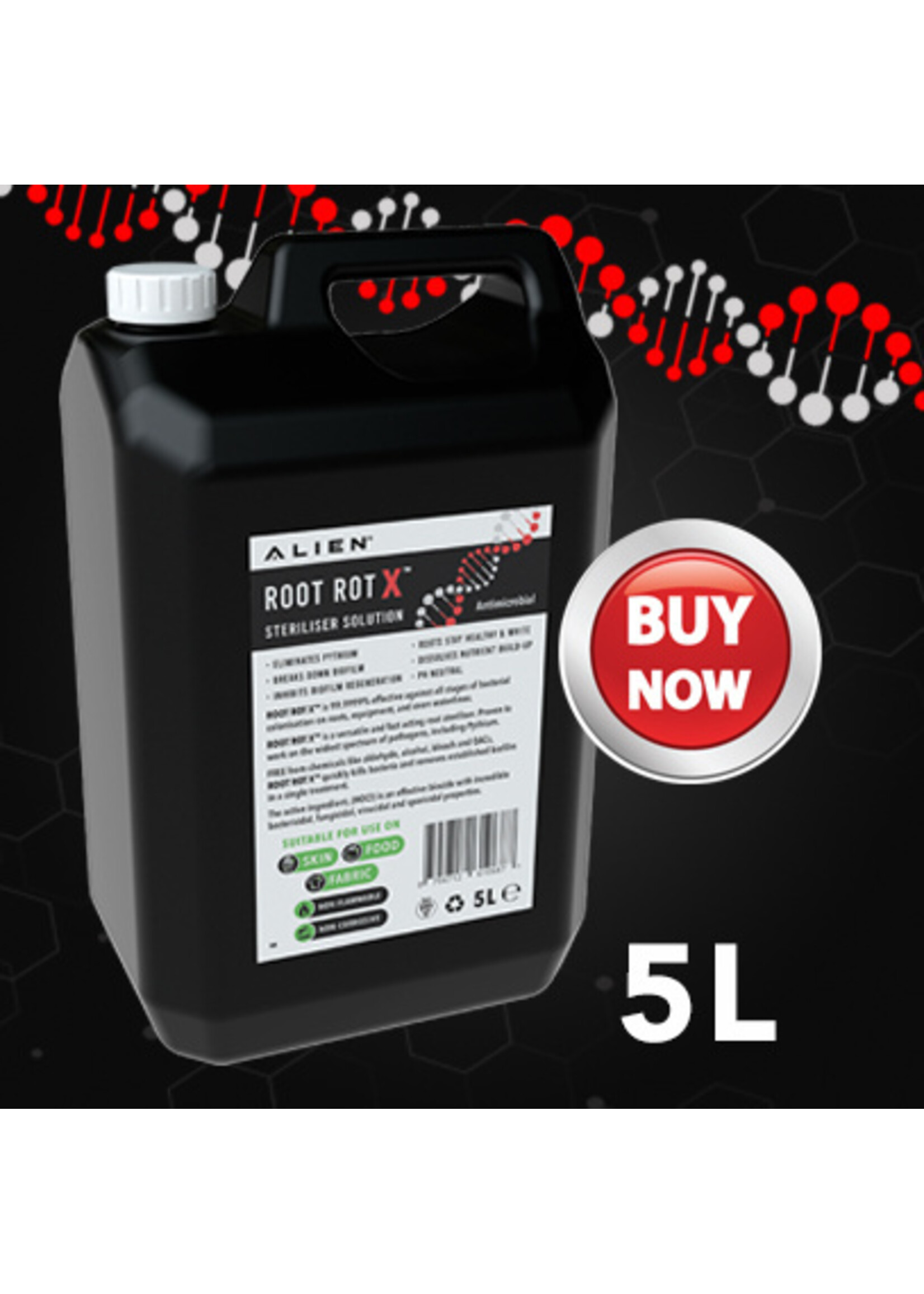 ALIEN HYDROPONICS ALIEN HYDROPONICS1 X 5L ROOT ROT X