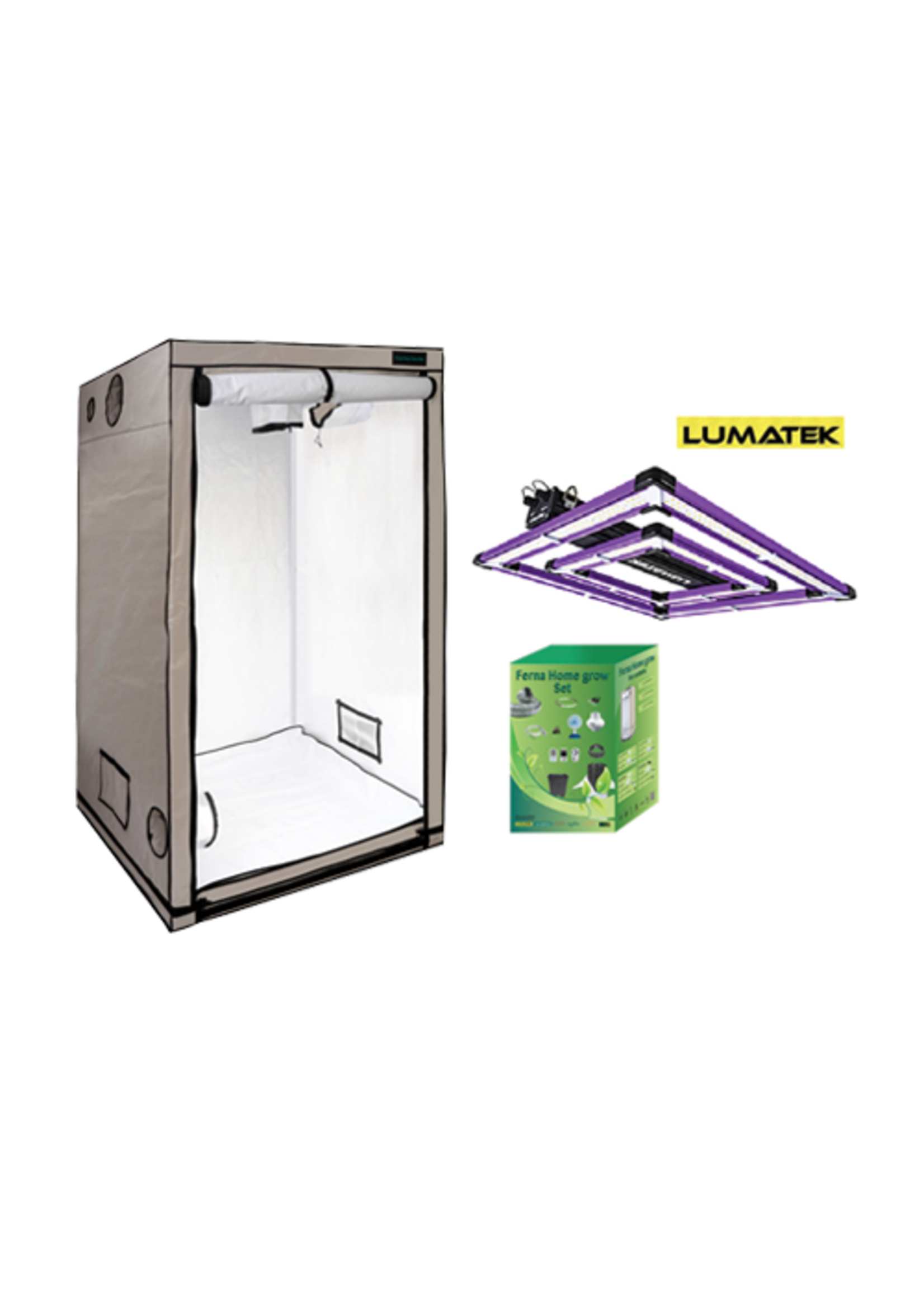 FERNA FERNA HOME GROW SET LUMATEK 80 X 80 X 180
