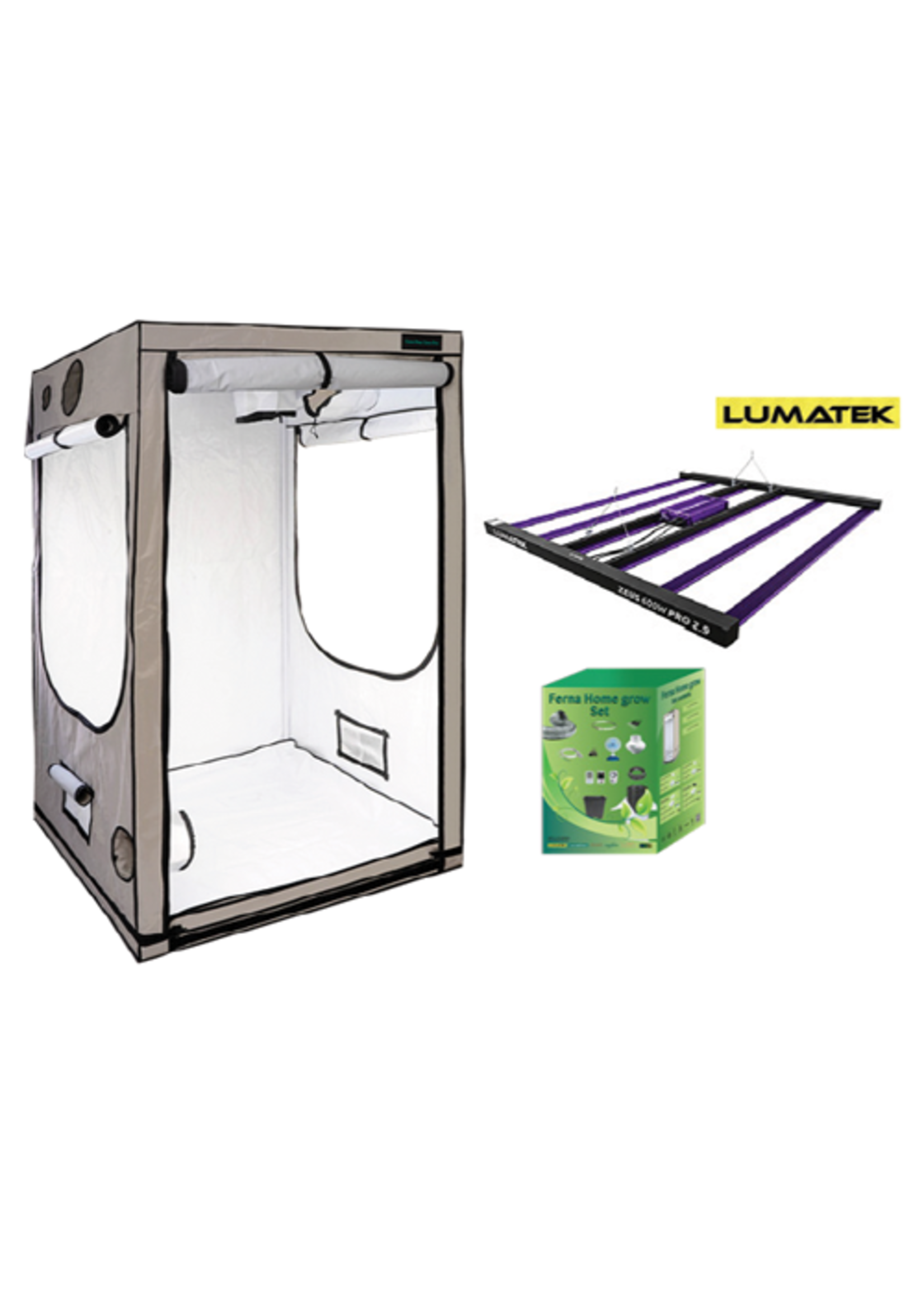 FERNA FERNA HOME GROW SET LUMATEK LED 100 X 100 X 200