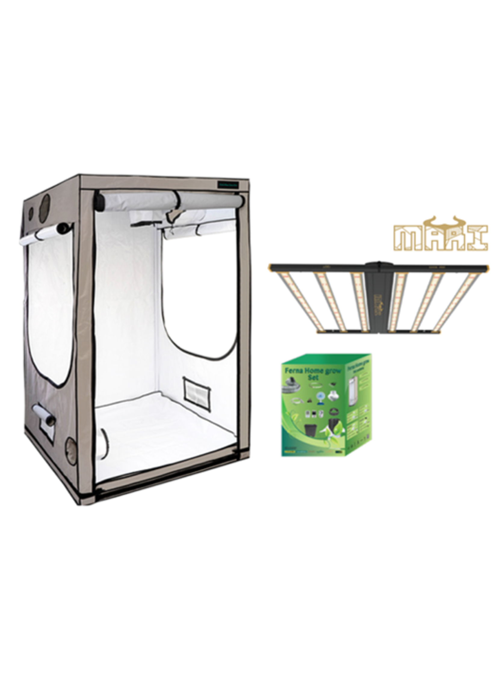 FERNA FERNA HOME GROW SET MARI LED 120 X 120 X 200