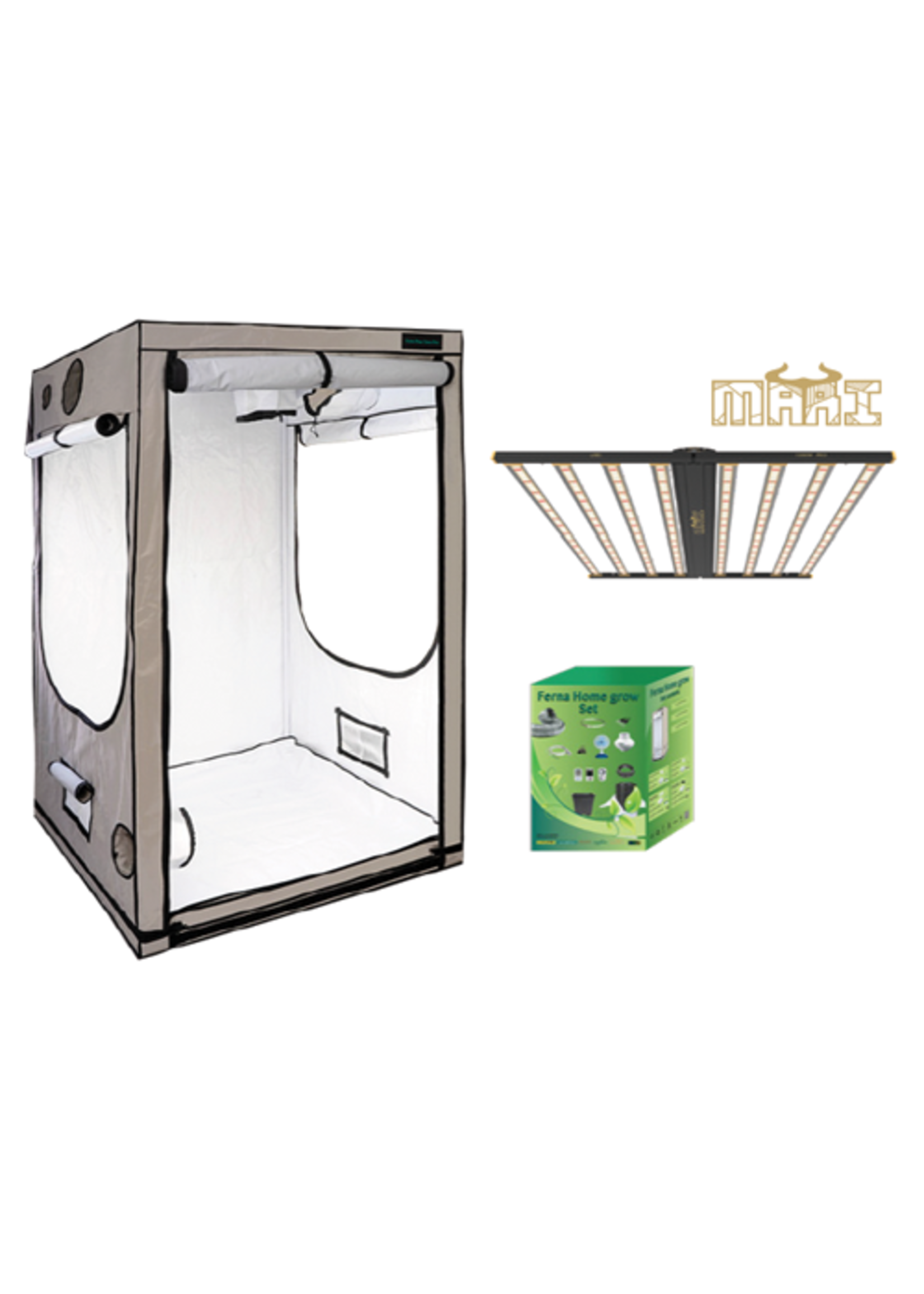FERNA FERNA HOME GROW SET MARI LED 120 X 120 X 200