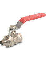 PROFEC Profec ball valve brass nickel-plated