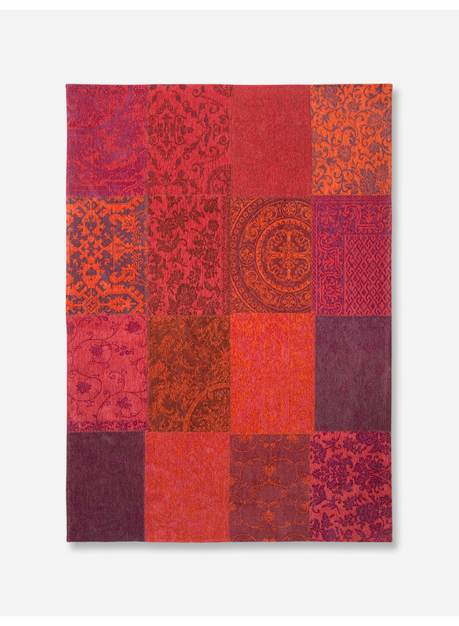 Vintage Patchwork rug - Louis De Poortere - Foliage 8370 - Louis De  Poortere Store