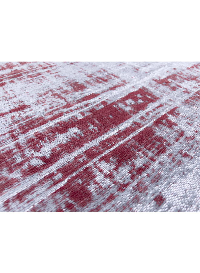 Gris Rouge 9256 - Tapis Louisa