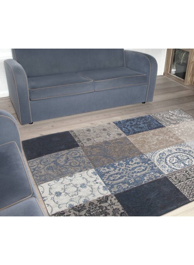 Vintage Patchwork - Blue Denim 8108