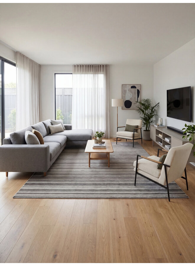 Beige & Black Lines 8831