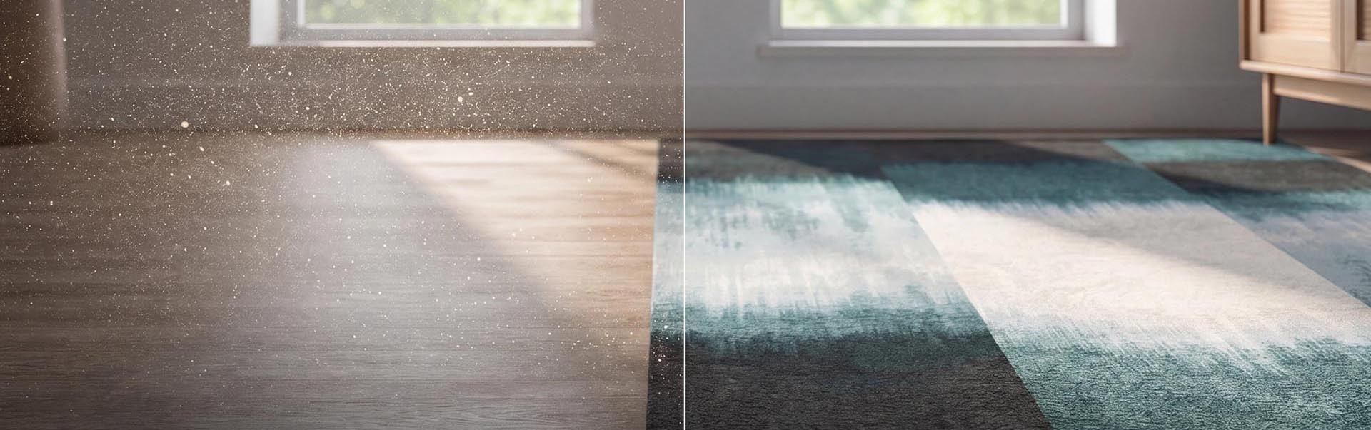 Tapis retient poussière