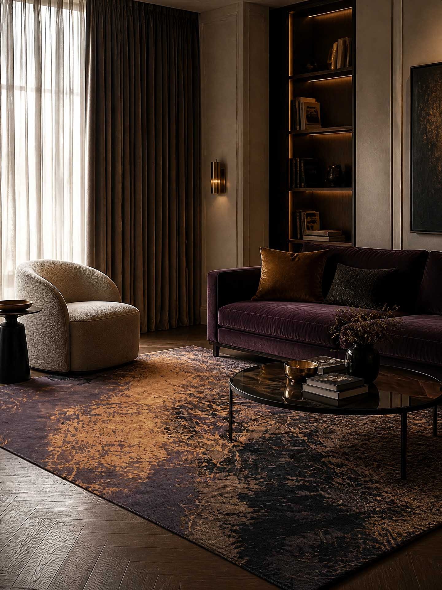 Tapis Louis De Poortere dans un intérieur harmonieux