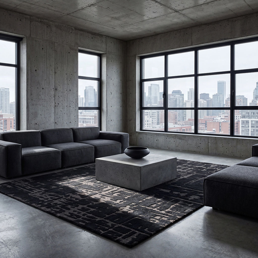 Slate grey and anthracite — Louis De Poortere rugs