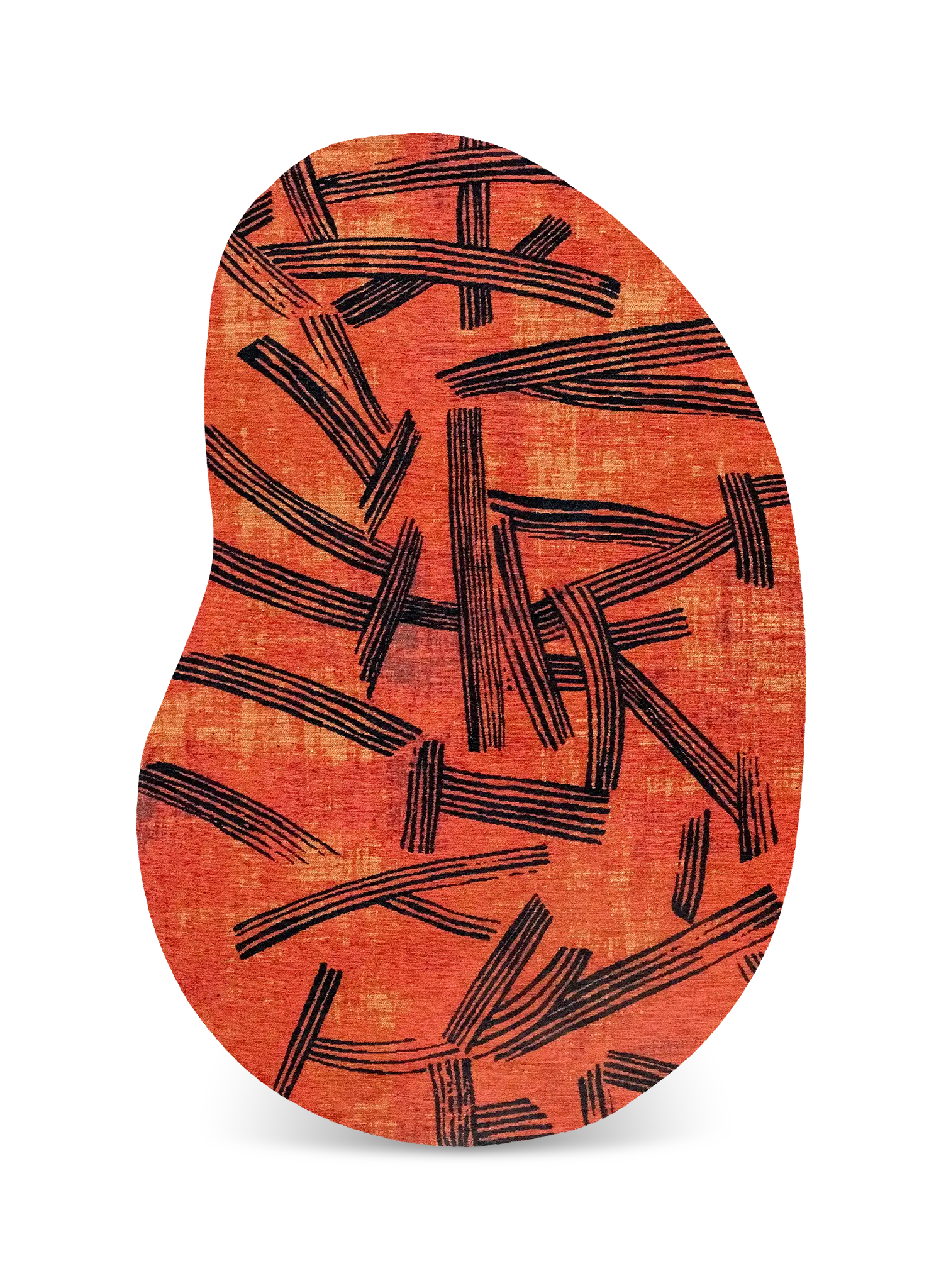 Kanji – Ingefära och choklad – Flatvävd matta – bild 9