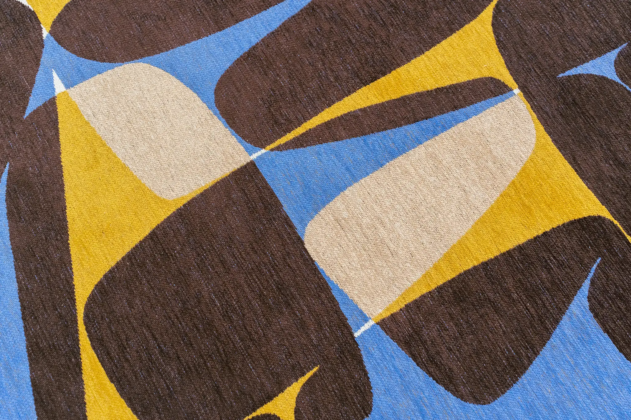 Stones – Solblå – Flatvävd matta – bild 8