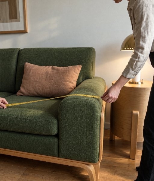 Measuring the sofa