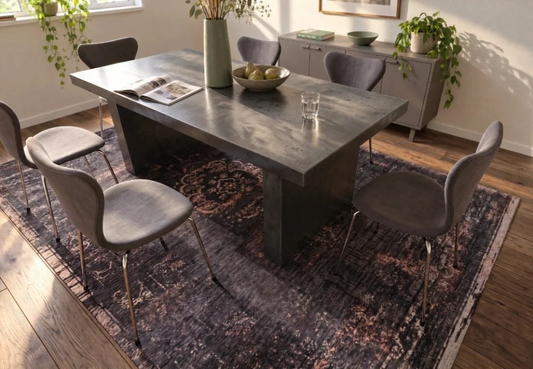 Metal or stone table