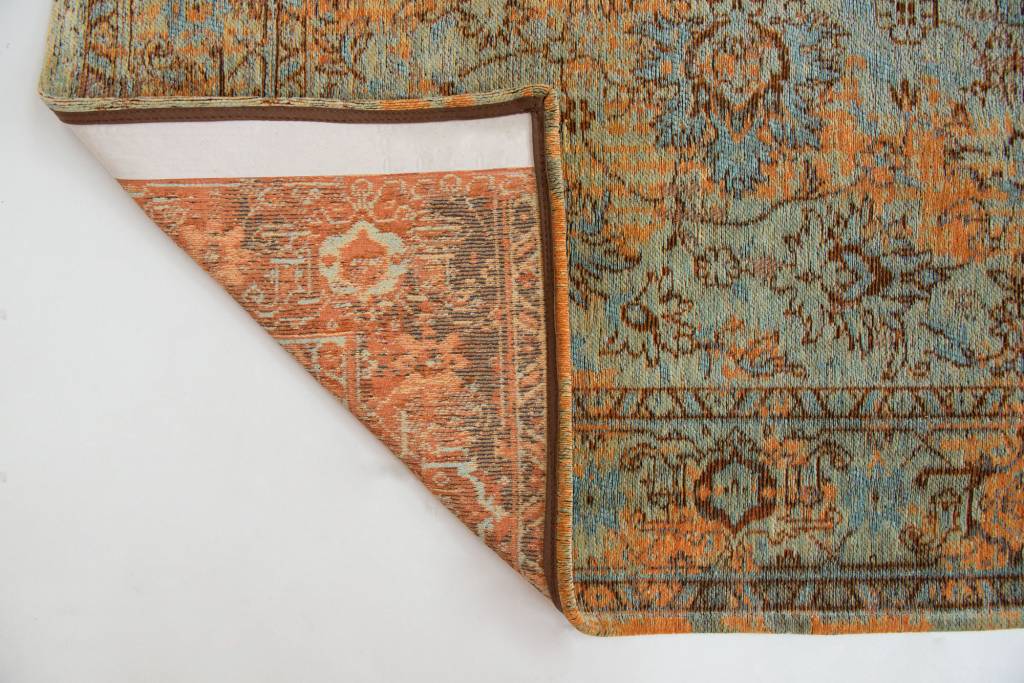 Fading World Agra Sur Light Blue Orange 8943 Louis De Poortere Store
