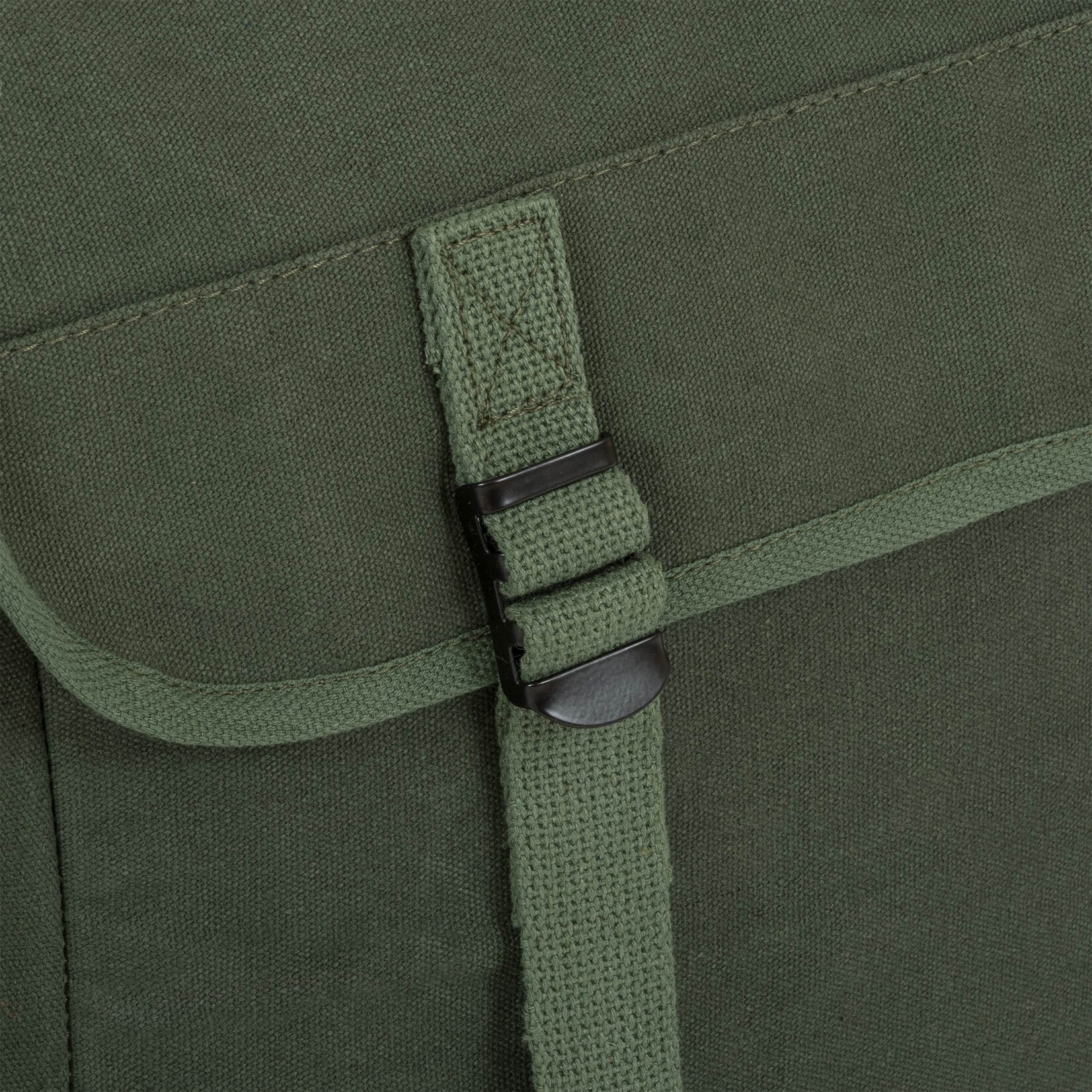 Canvas heavy duty Haversack-Olive green