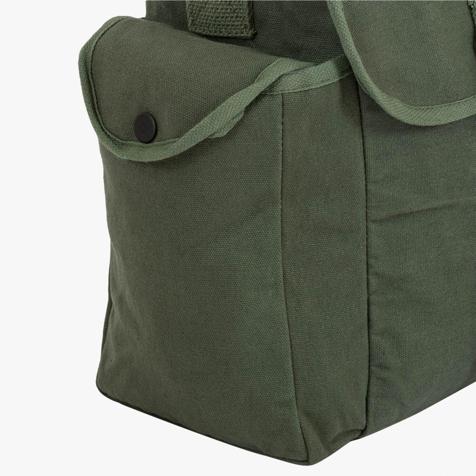 Canvas heavy duty Haversack-Olive green