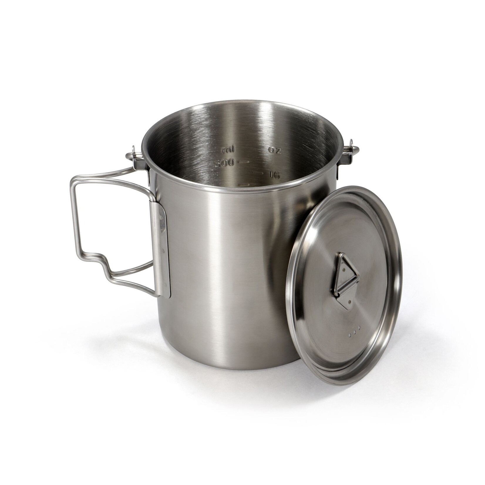 Billycan / Cup with Handle-750ml-Stainless Steel