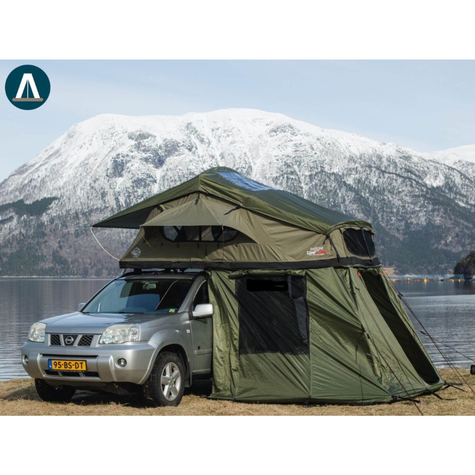 Adventure Rooftop tent-Olive green