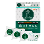 Unisex emergency toilet/urine bag (3 bags)