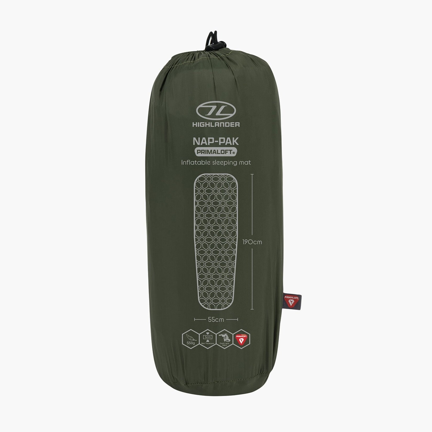 NAP-PAK Inflatable sleeping mat, Primaloft