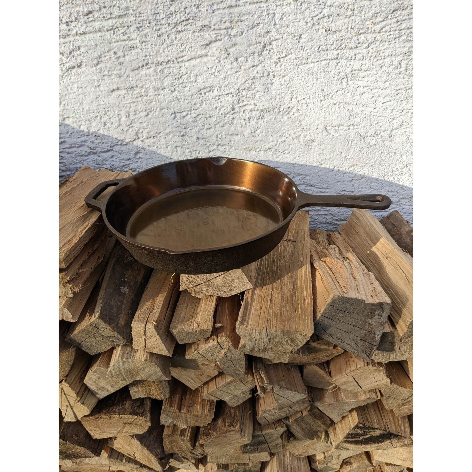 Gietijzeren Skillet met gepolijste bodem (Ø 26cm)